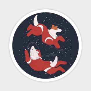 Belka and Strelka - Space Dogs Magnet